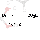 3-[(5-Bromo-2-pyrdinyl)thio]propionic acid